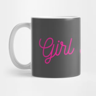 Girl Power Neon Pink Mug
